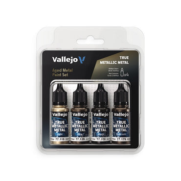 Vallejo - True Metallic Metal - Set - Aged Metal