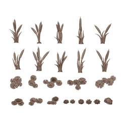 AK Interactive - Basing Bits - Water Lilies & Cattails