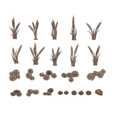 AK Interactive - Basing Bits - Water Lilies & Cattails