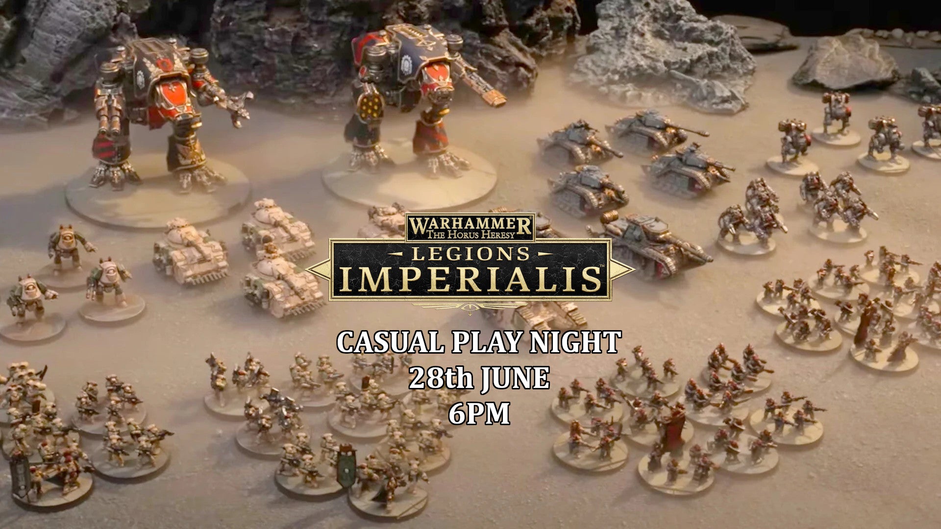 Legions Imperialis Casual Play Night ticket - Fri, 28 Jun 2024