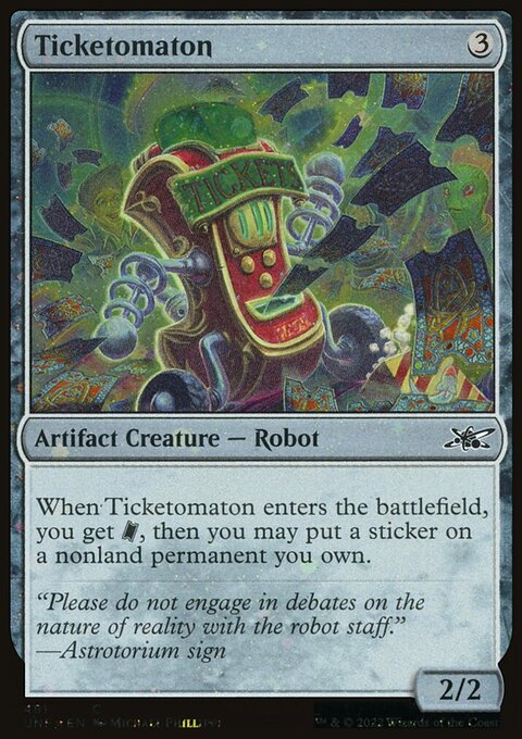 Ticketomaton (Galaxy Foil) [Unfinity]