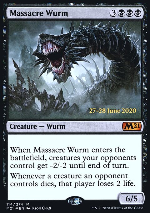 Massacre Wurm [Core Set 2021 Prerelease Promos]
