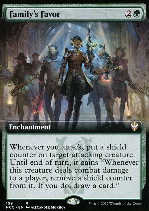 Family's Favor (Extended Art) [Streets of New Capenna Commander]