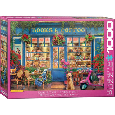 Puzzle - Eurographics - Books & Coffee 1000pc