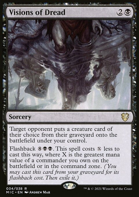 Visions of Dread [Innistrad: Midnight Hunt Commander]