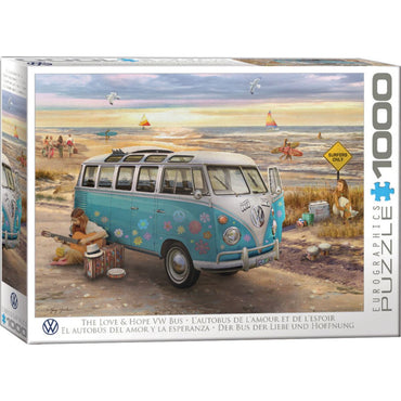 Puzzle - Eurographics - Vw Love & Hope Bus 1000pc