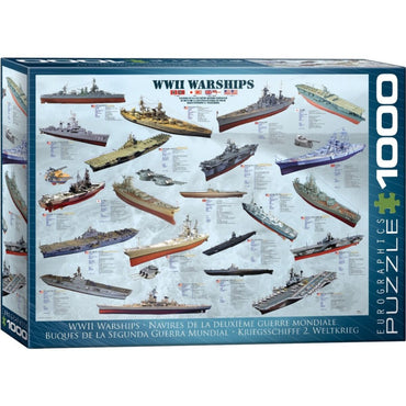 Puzzle - Eurographics - Wwii Warships 1000pc