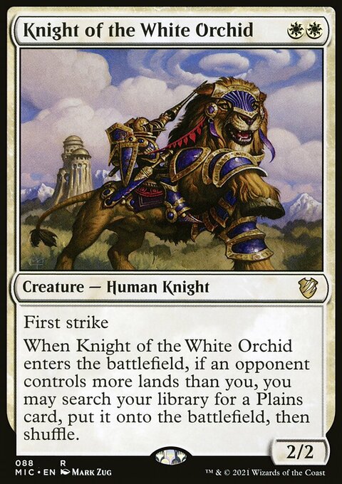 Knight of the White Orchid [Innistrad: Midnight Hunt Commander]