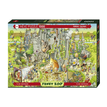 Puzzle - Heye - Funky Zoo;Jurassic Habitat 1000