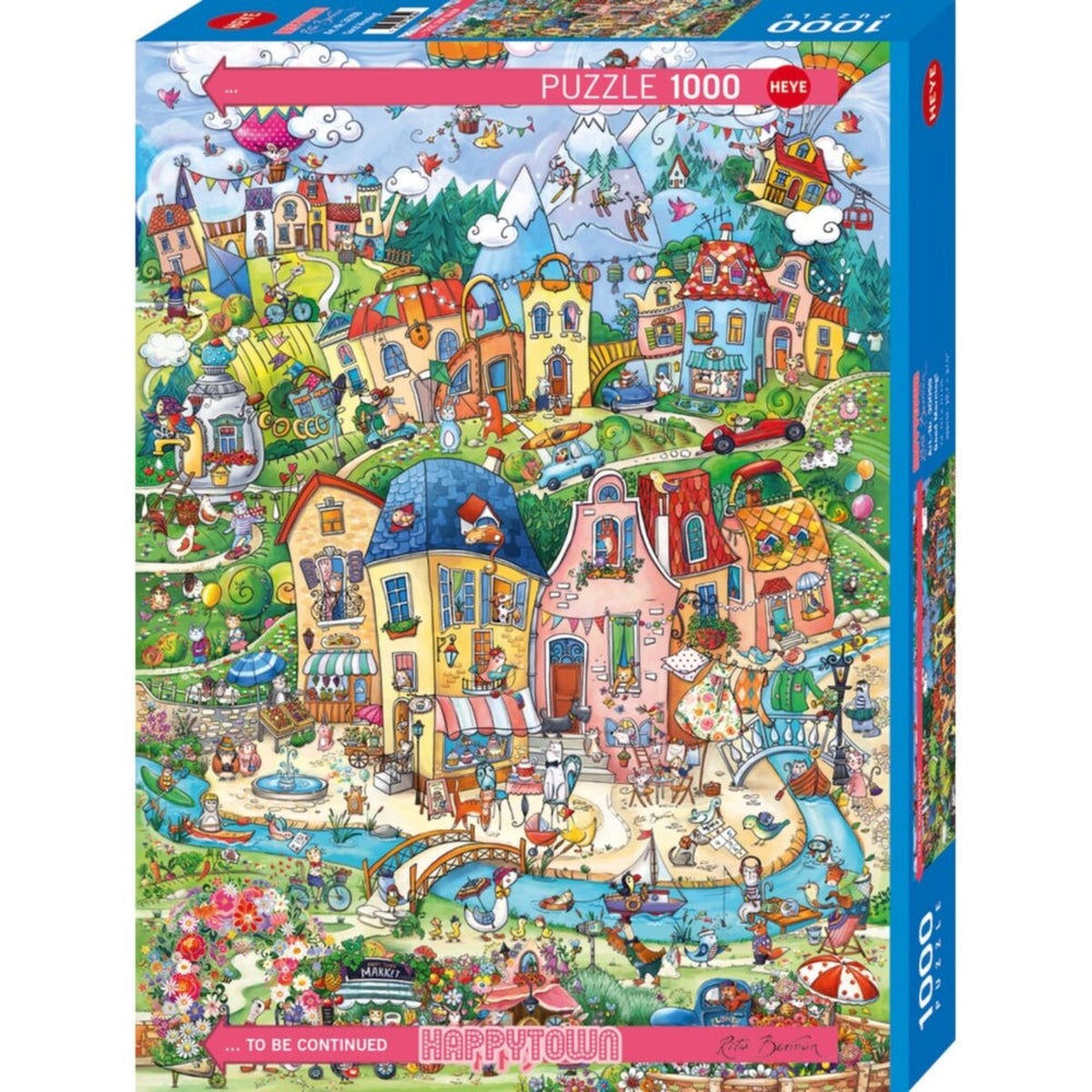 Puzzle - Heye - Happytown Good Morning 1000Pcs