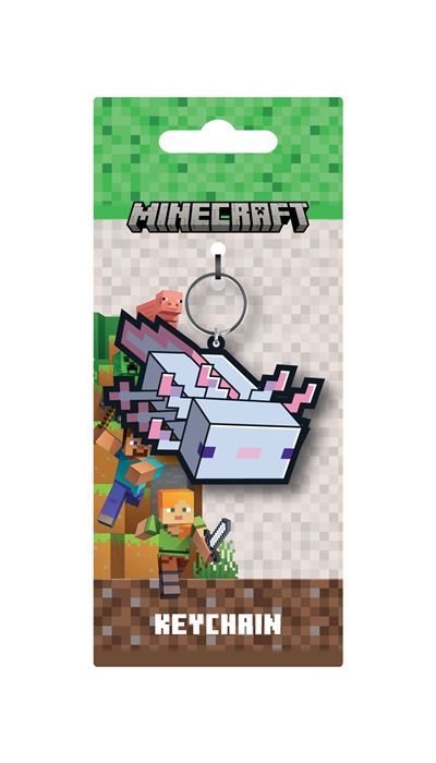 Minecraft - Axolotl - PVC Keyring