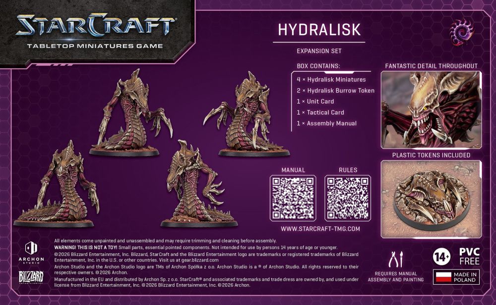 Starcraft Miniatures Games: Zerg - Hydralisk - Expansion Set