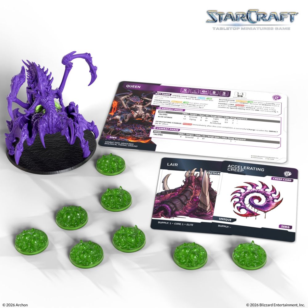 Starcraft Miniatures Games: Zerg - Queen - Expansion Set