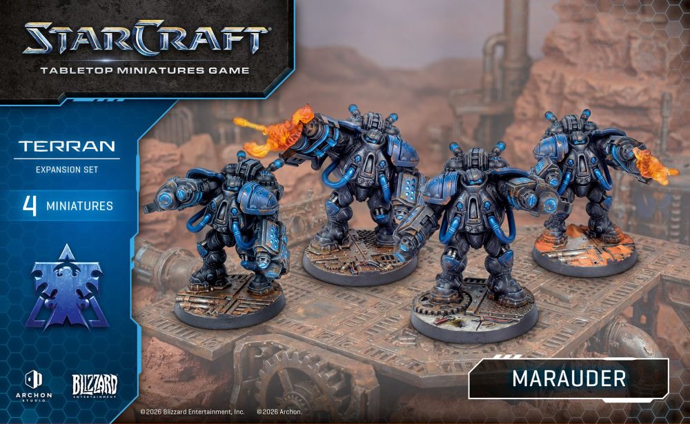 Starcraft Miniatures Games: Terran - Marauder - Expansion Set
