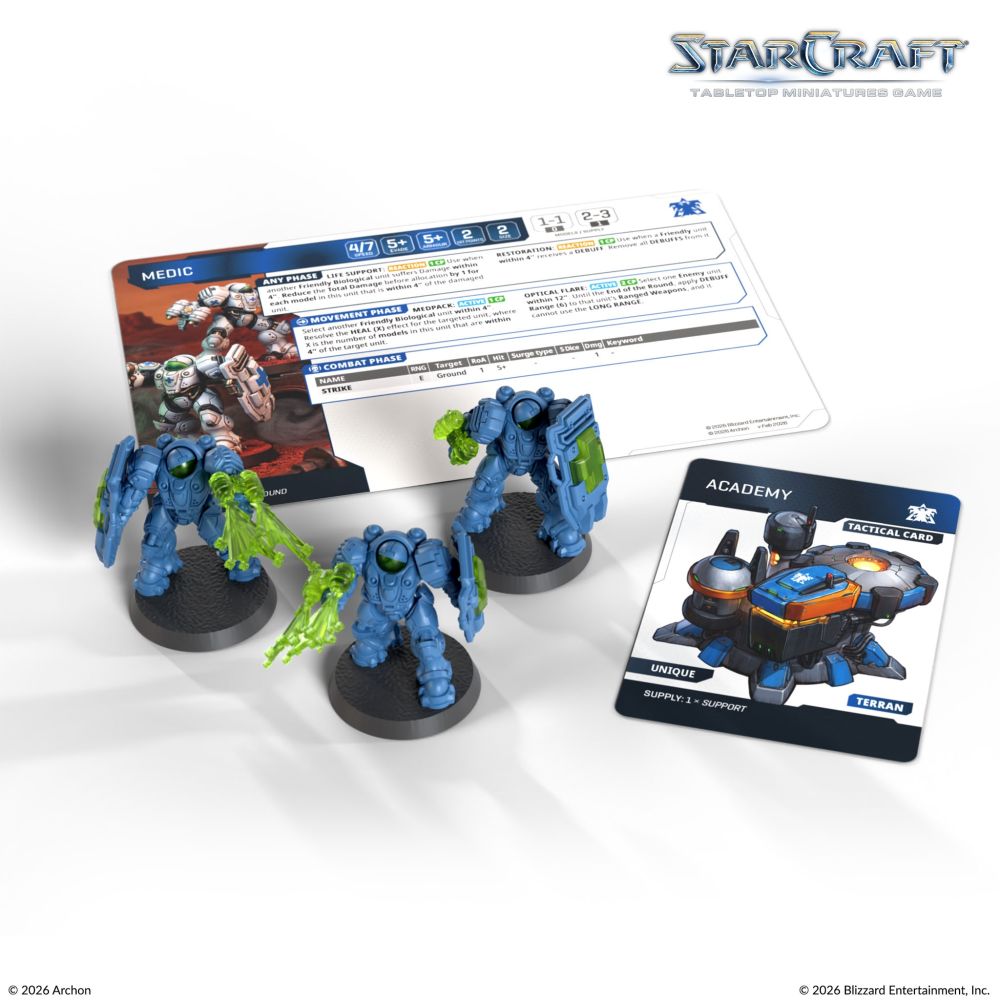 Starcraft Miniatures Games: Terran - Medic - Expansion Set