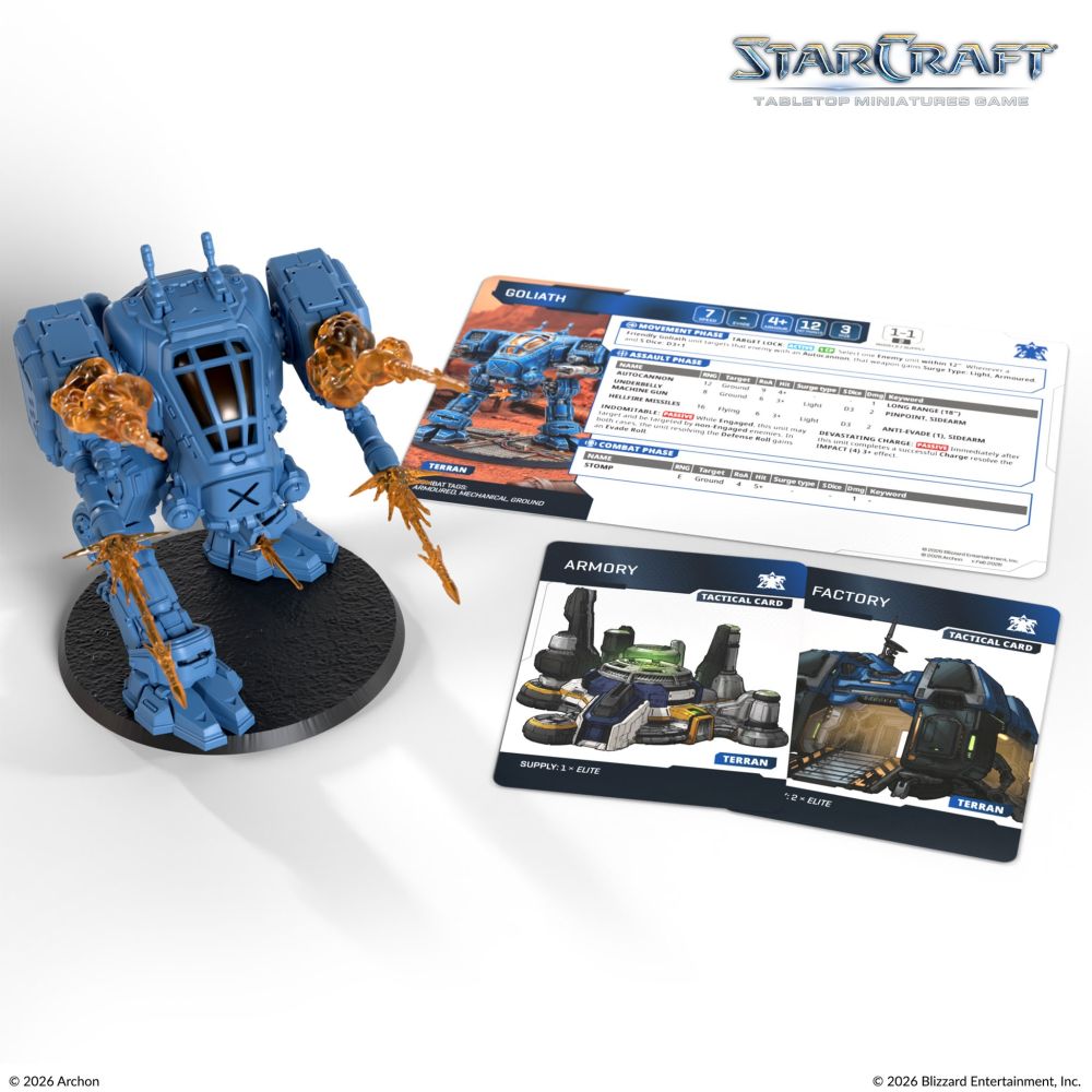 Starcraft Miniatures Games: Terran - Goliath - Expansion Set