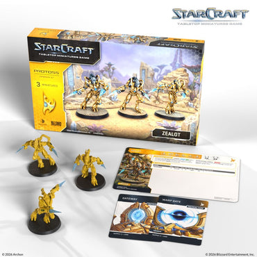 Starcraft Miniatures Games: Protoss - Zealot - Expansion Set