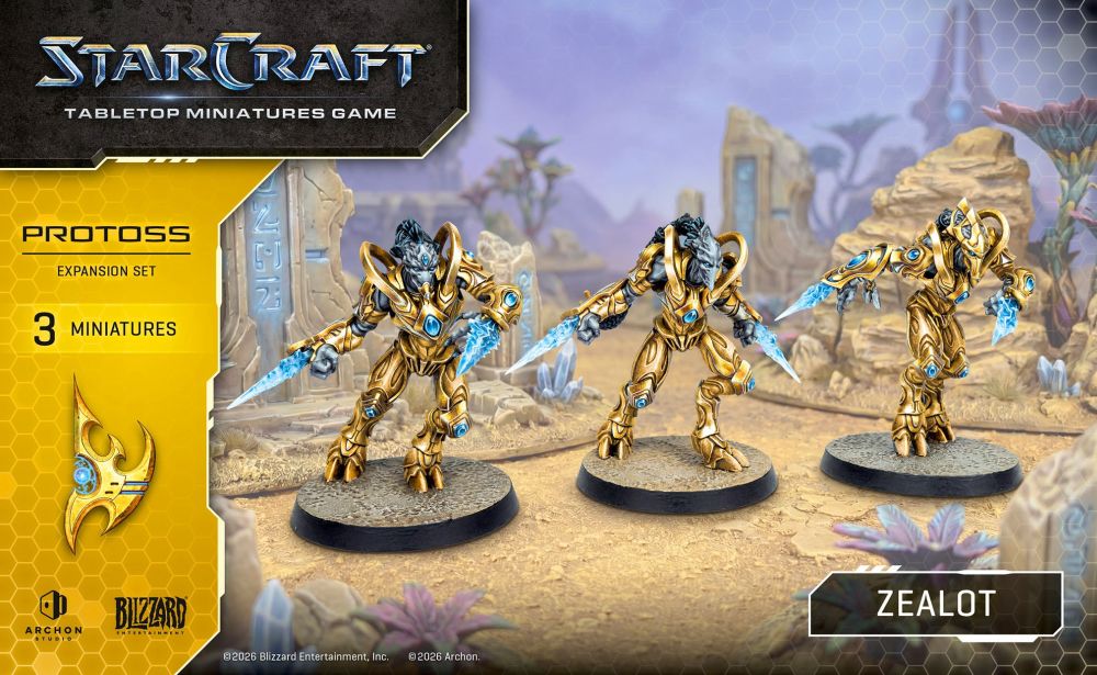 Starcraft Miniatures Games: Protoss - Zealot - Expansion Set