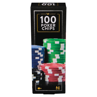 Classic 100-piece Poker Chips