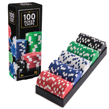 Classic 100-piece Poker Chips