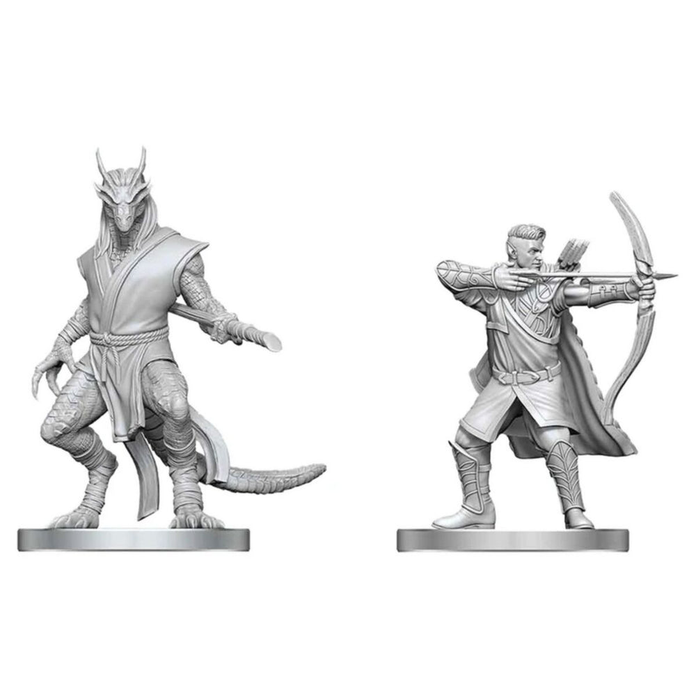 D&D Nolzur's Marvelous Miniatures: Elf Ranger & Dragonborn Monk