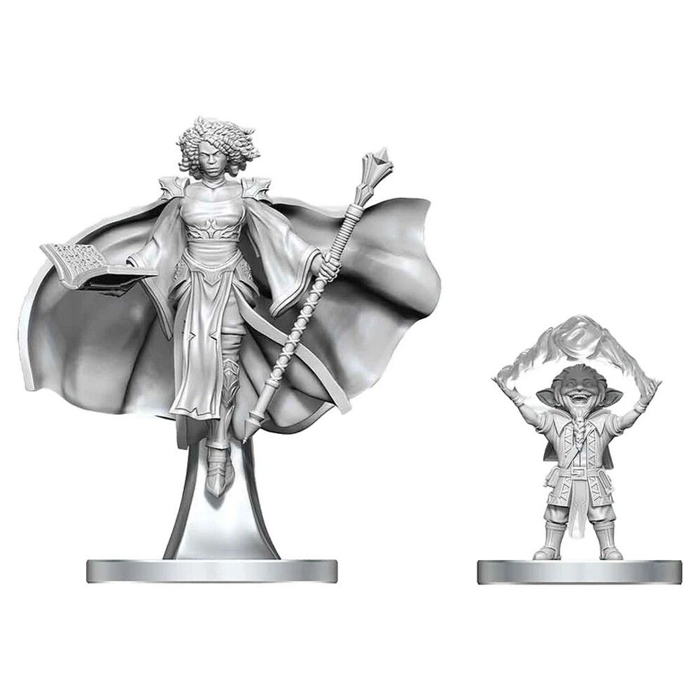 D&D Nolzur's Marvelous Miniatures: Gnome Warlock & Aasimar Wizard