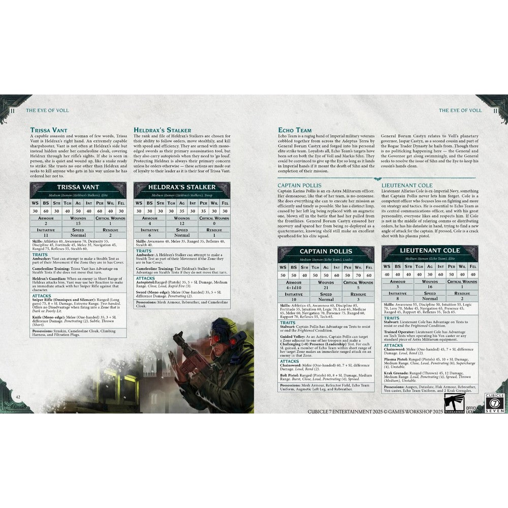 Warhammer 40K Imperium Maledictum Voll Adventures