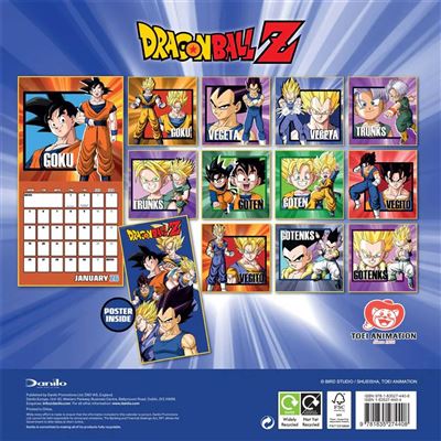 Dragonball Z - 2026 Square Calendar
