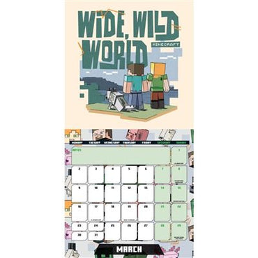 Minecraft - 2026 Square Calendar