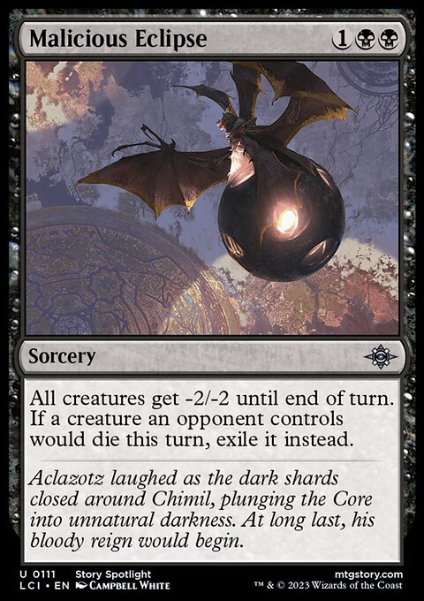 Malicious Eclipse [The Lost Caverns of Ixalan]