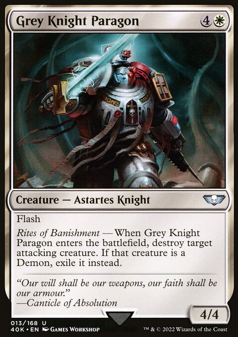 Grey Knight Paragon (Surge Foil) [Warhammer 40,000]