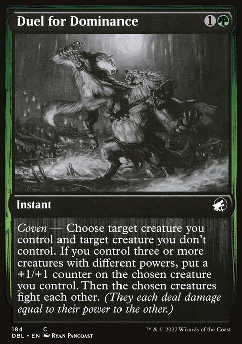 Duel for Dominance [Innistrad: Double Feature]