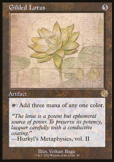 Gilded Lotus (Retro Schematic) [The Brothers' War Retro Artifacts]