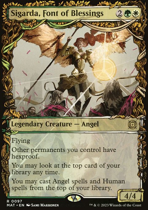 Sigarda, Font of Blessings (Showcase) [March of the Machine: The Aftermath]