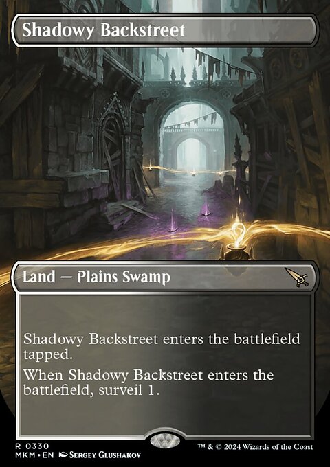 Shadowy Backstreet (Borderless) [Murders at Karlov Manor]