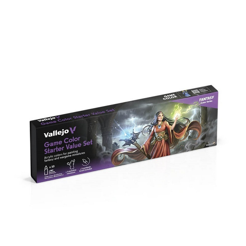 Vallejo Game Colour: Starter Value 10 Colour Acrylic Paint Set