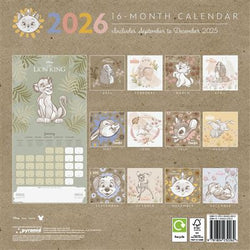 Disney Classic - 2026 Square Wall Calendar