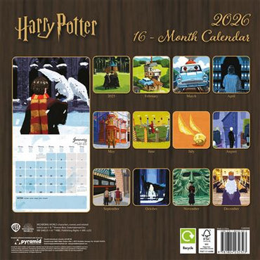 Harry Potter Classic - 2026 Square Wall Calendar