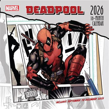 Marvel Deadpool - 2026 Square Wall Calendar