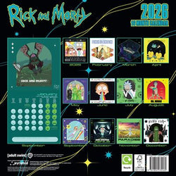 Rick and Morty - 2026 Square Wall Calendar