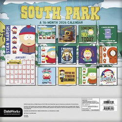 South Park - 2026 Square Wall Calendar