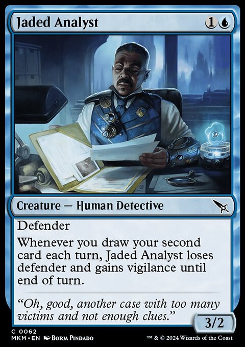 Jaded Analyst [Murders at Karlov Manor]