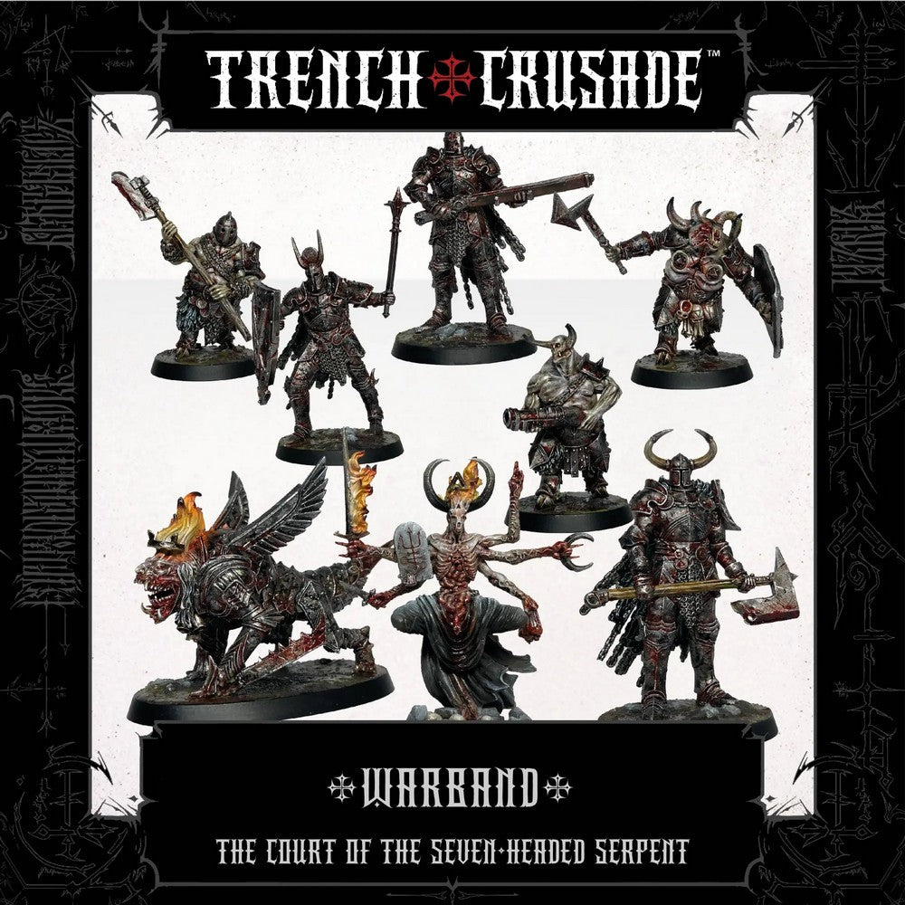 Trench Crusade By Pluto Minis - Court of the Seven Headed Serpent Warband