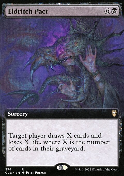 Eldritch Pact (Extended Art) [Commander Legends: Battle for Baldur's Gate]