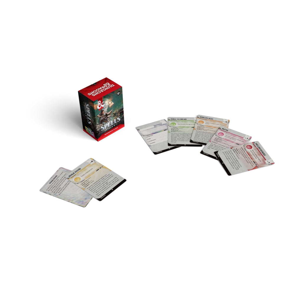 D&D Reference Cards - Spells: Levels 0–1