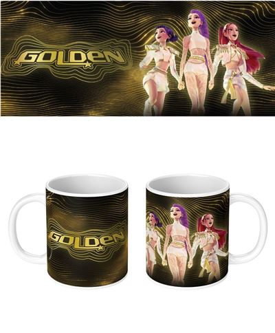 K-Pop Demon Hunters - Golden - White Mug