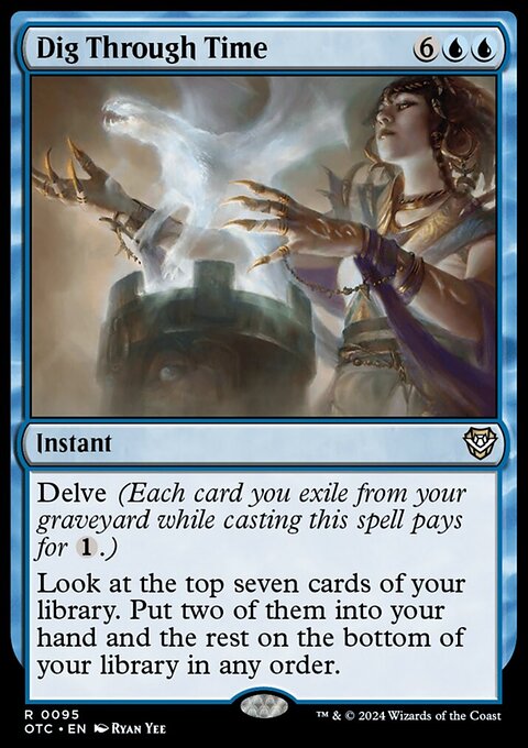 Dig Through Time [Outlaws of Thunder Junction Commander]