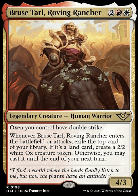 Bruse Tarl, Roving Rancher [Outlaws of Thunder Junction]