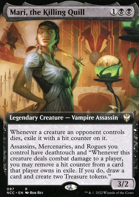 Mari, the Killing Quill (Extended Art) [Streets of New Capenna Commander]