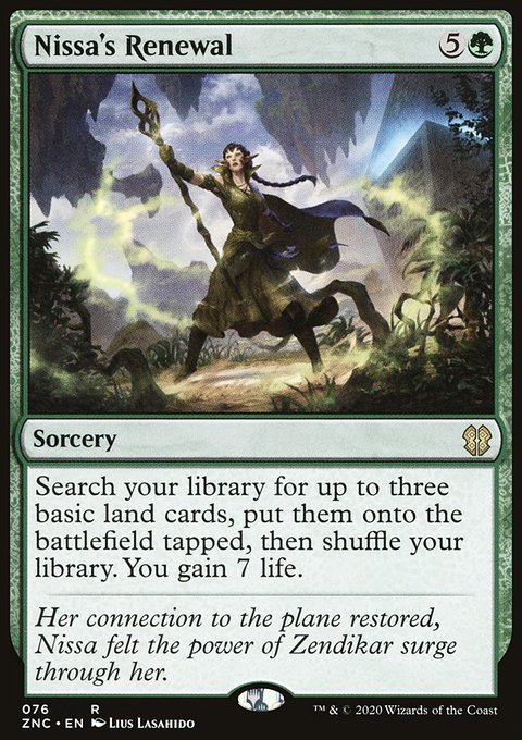 Nissa's Renewal [Zendikar Rising Commander]